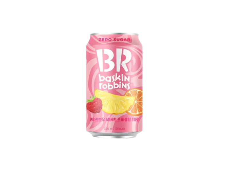 Baskin Robbins Sherbet Sparkling Zero 350ml/ Sorbeta gāzēts dzēriens Zero 350 ml