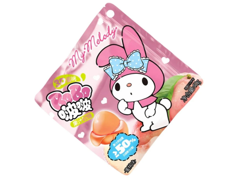 My Melody Peach "Bobo" Juice Gummy 40g/ Persiku “Bobo” sulas želejas 40 g