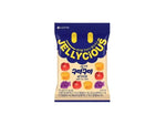 Lotte Jellycious Mixed Fruits Gummy 70g/ Lotte Jellycious jauktu augļu želejas 70 g - Oishii Asian Mart