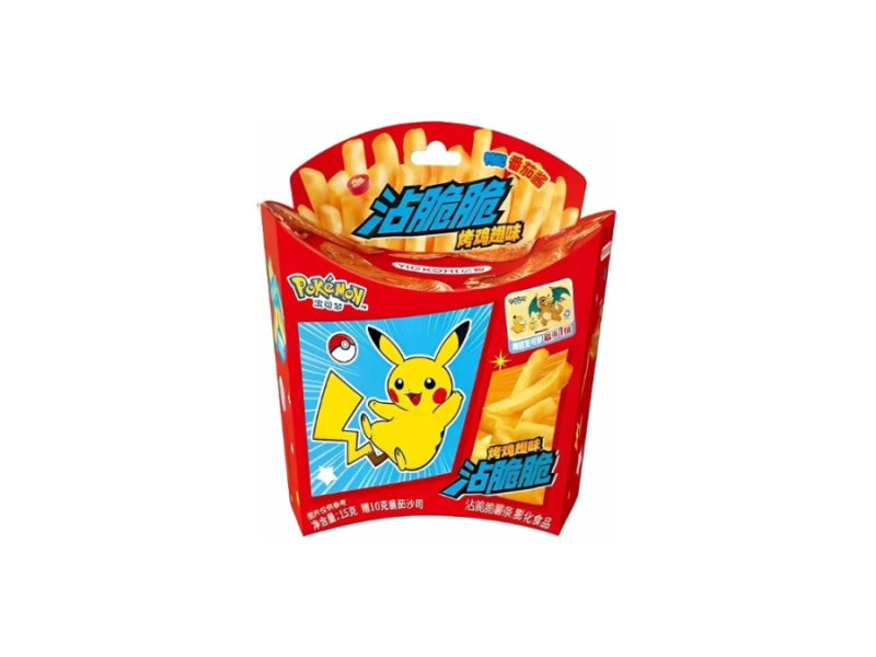 Yizhi Pokémon Grilled Chicken Wing Cripy Fries 25g/ Kraukšķīgie frī ar grilētu vistas spārniņu garšu 25 g