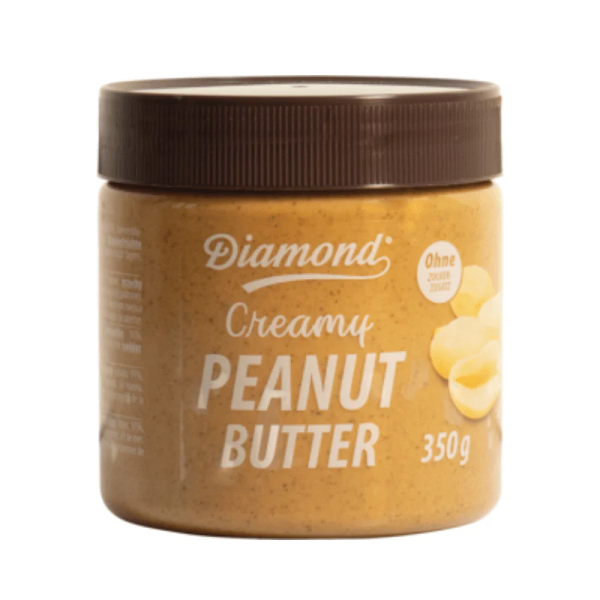 DIAMOND Peanut butter, no sugar, 350g/ Zemesriekstu sviests, bez pievienota cukura, 350 g - Oishii Asian Mart