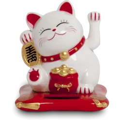 Fortune Cat Blue Solar 10.5cm - Oishii Asian Mart