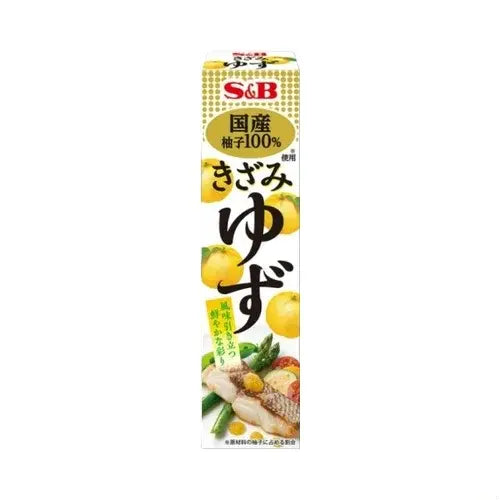 S&B Chopped Yuzu Sauce 40g/ S&B Sasmalcināta juzu mērce 40 g - Oishii Asian Mart