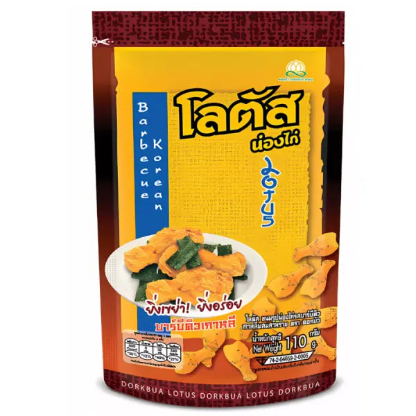 DORKBUA Seaweed & Korea BBQ Flavor Drumstick 110g/ Jūraszāļu un Korejas BBQ garšas uzkoda 110 g - Oishii Asian Mart