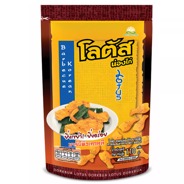 DORKBUA Seaweed & Korea BBQ Flavor Drumstick 110g/ Jūraszāļu un Korejas BBQ garšas uzkoda 110 g - Oishii Asian Mart