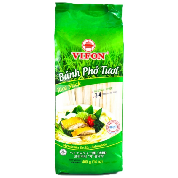 Vifon Gluten Free Rice Noodle 400g/ Vifon bezglutēna rīsu nūdeles 400 g Vifon