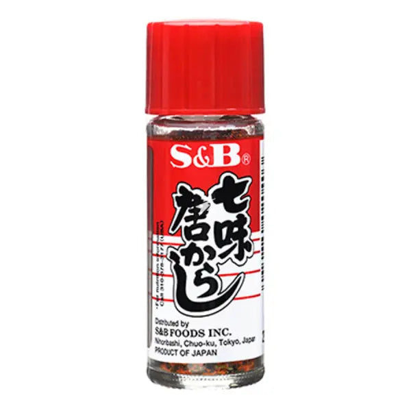 S&B Nanami Togarashi (Assorted Chili Pepper) 15g/ S&B Nanami Togarashi (jauktie čili pipari) 15 g S&B