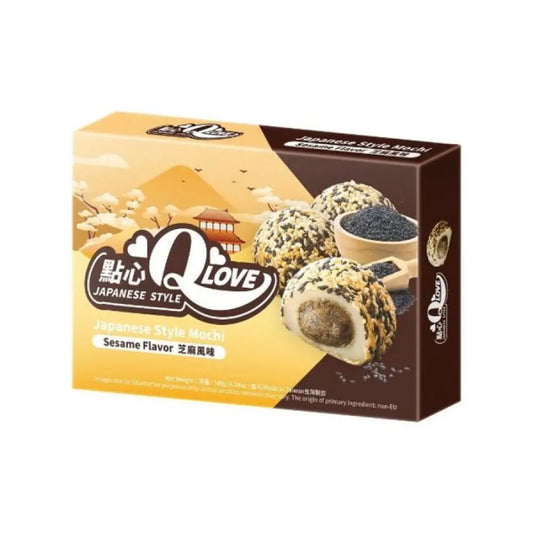 QLove Sesame Traditional Mochi 180g/ QLove Tradicionālie sezama moči 180 g QLove