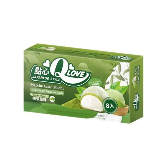 QLove Matcha Latte Mini Mochi 80g/ QLove Matcha latte mini moči 80 g QLove