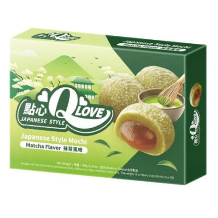 QLove Matcha Traditional Mochi 180g/ QLove Tradicionālie matcha moči 180 g QLove