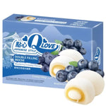 QLove Creamy Blueberry Double Filling Mochi 180g/ Krēmīgie melleņu moči ar dubulto pildījumu 180 g QLove