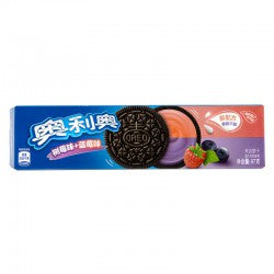Oreo Grape & Peach Creme 97g/ Oreo cepumi ar vīnogu un persiku krēma pildījumu 97 g Oishii Asian Mart