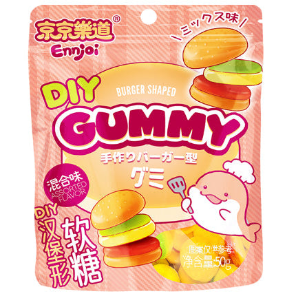 Ennjoi DIY Burger Shaped Gummy 50g/ Ennjoi burgera formas gumijas konfektes 50 g LAY’S