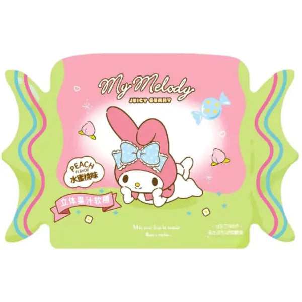Qi My Melody Peach Gummy Candy 36g/ Qi My Melody persiku želejas konfektes 36 g LAY’S