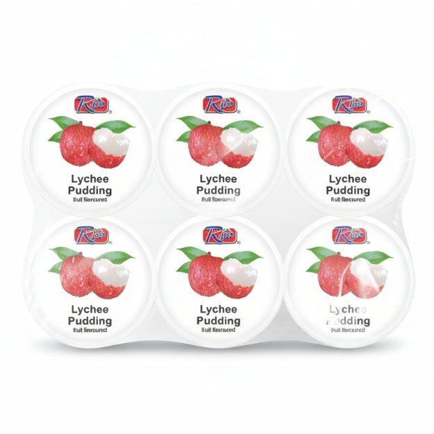 Rico Lychee Pudding (6x65g) 390g/ Rico ličī pudiņš (6 × 65 g) 390 g Rico