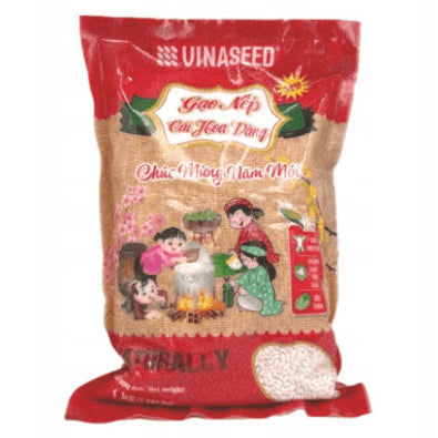 Glutinous Rice (Nep Cai Hoa Vang) 1kg/ Lipīgie rīsi (Nep Cai Hoa Vang) 1 kg - Oishii Asian Mart