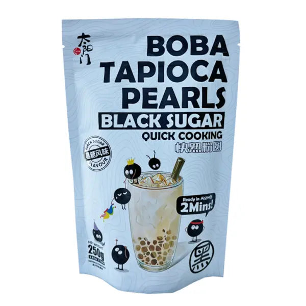 TYM Quick-Cook Tapioca Black Sugar/ TYM ātri pagatavojama tapioka ar melno cukuru - Oishii Asian Mart