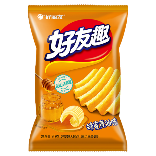 Orion Fried Chips Honey Butter 70g/ Orion cepti čipsi ar medus un sviesta garšu 70 g - Oishii Asian Mart