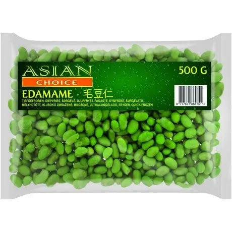❄️ ASIAN CHOICE  Edamame 500 G/ ASIAN CHOICE edamame sojas pupiņas, 500 g - Oishii Asian Mart