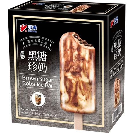 ❄️ Ice Bar Boba Brown Sugar 300g/ Boba saldējuma batoniņš ar brūno cukuru, 300 g Oishii Asian Mart