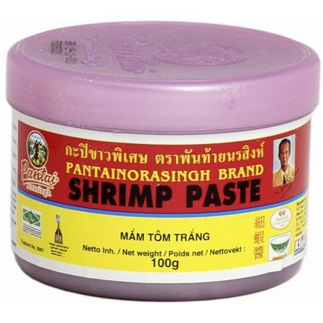 PANTAI Shrimp Paste 100g/ PANTAI Garneļu Pasta 100g MAEPRANOM