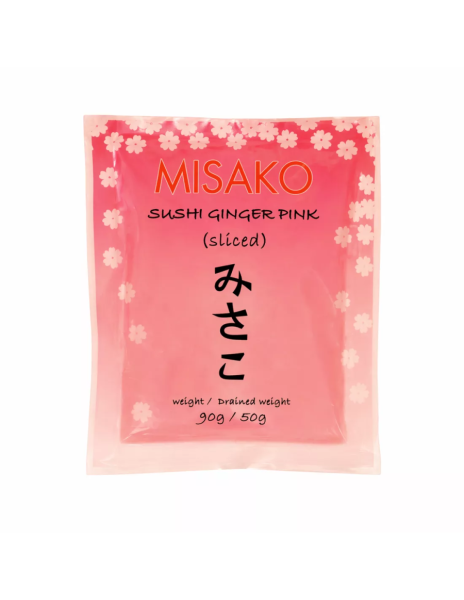 MISAKO Sushi Ginger Pink 90g/ Misako rozā marinēts suši ingvers 90 g