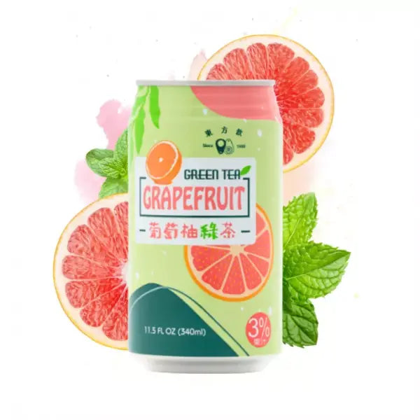 DONG FANG YIN Grapefruit Green Tea 330m/ Dong Fang Yin greipfrūta zaļā tēja 330 ml DONG FANG YIN