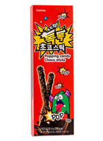 SUNYOUNG Choco Stick Popping Candy 54g/ SUNYOUNG šokolādes nūjiņas ar sprēgājošām konfektēm 54 g Oishii Asian Mart