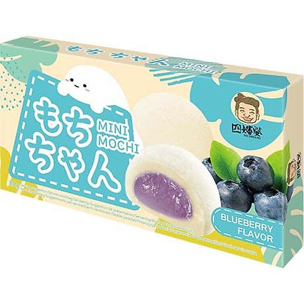 SSP Mochi Blueberry Mini 80g/ SSP mini moči ar melleņu pildījumu 80 g Oishii Asian Mart