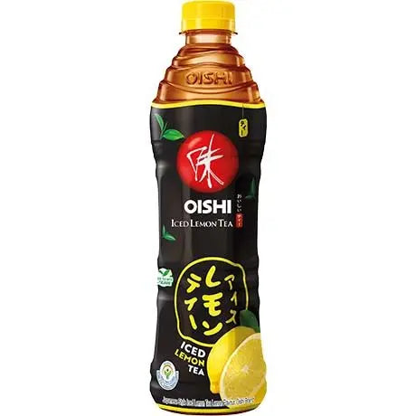 OISHI Black Tea Lemon Ice Tea 500ml/ OISHI melnā ledus tēja ar citrona garšu, 500 ml Oishi