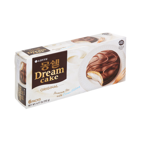 Lotte Dream Cake Original Premium Pie 204g/ LOTTE Dream Cake Original Premium pīrādziņi 204 g Oishii Asian Mart