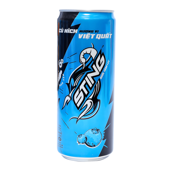 Sting Blueberry Energy Drink 320ml/ STING melleņu enerģijas dzēriens 320 ml Cocacola