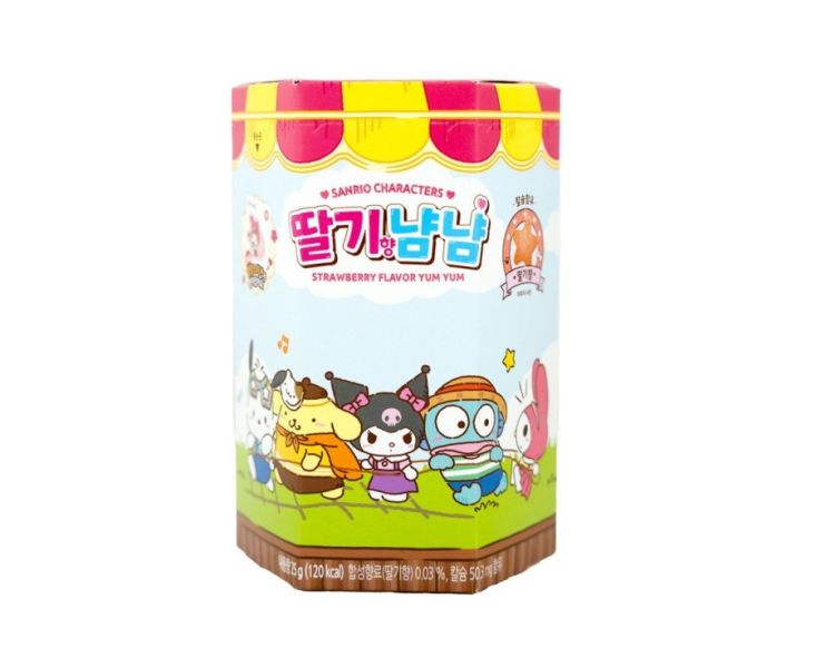 Sanrio Strawberry Yum Yum With Characters Stickers 25g/ Sanrio