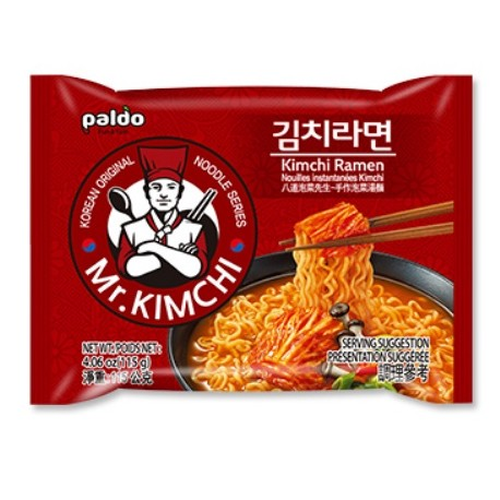 Paldo Kimchi Noodles 115g/ PALDO kimči nūdeles 115g Oishii Asian Mart