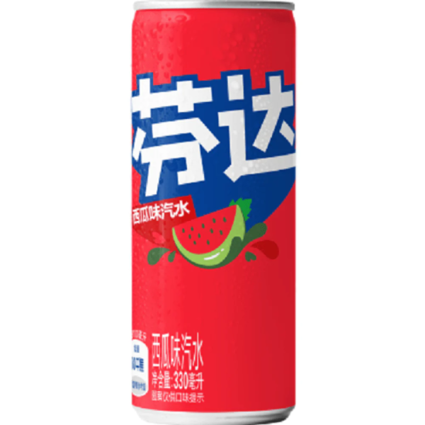 Fanta Watermelon 330ml/ Fanta arbūza gāzētais dzēriens 330 ml Cocacola