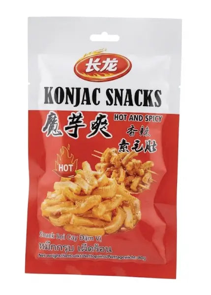 Konjac Spicy Flavour 80g/ Konjac uzkoda ar pikantu garšu 80 g Wei Long