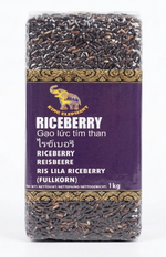 KING ELEPHANT Riceberry 1kg (Gao luc tim)/ KING ELEPHANT Riceberry rīsi 1 kg Oishii Asian Mart