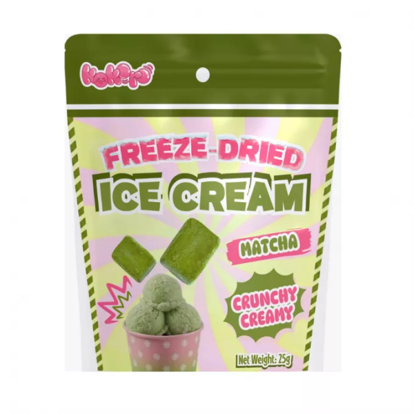 KOKORO Freeze Dried Matcha Ice Cream 25g/ KOKORO liofilizēts matcha saldējums 25 g Aiyike Melody
