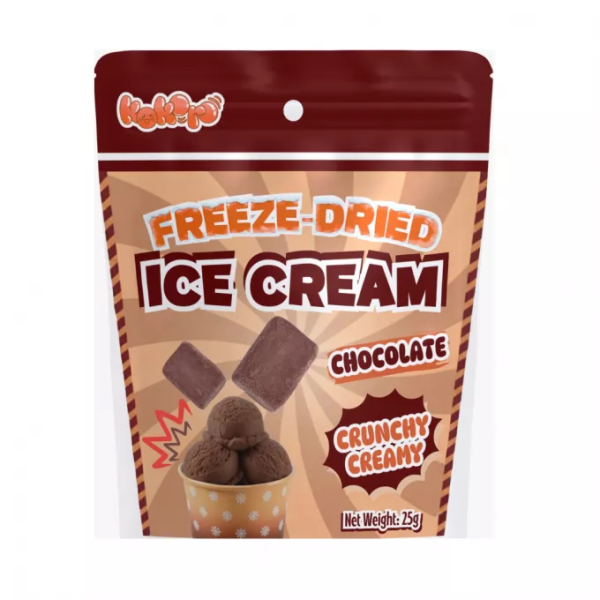 KOKORO Freeze Dried Chocolate Ice Cream 25g/ KOKORO liofilizēts šokolādes saldējums 25 g Aiyike Melody