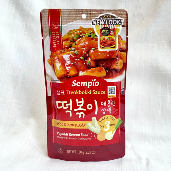 SEMPIO Tteokbokki Sauce Hot and Spicy 150g/ SEMPIO Tteokbokki mērce — karsta un pikanta 150g (Koreja)