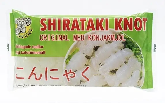 Shirataki Knot Konjac Noodle 330g/ SHIRATAKI konjac nūdeles mezgliņos 330 g Oishii Asian Mart
