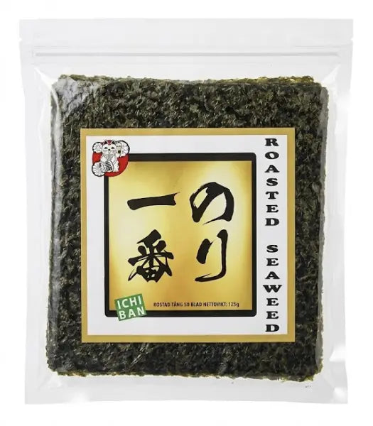 Nori Seaweed 50 sheet (125g)/ Nori jūraszāles 50 loksnes (125 g) Oishii Asian Mart