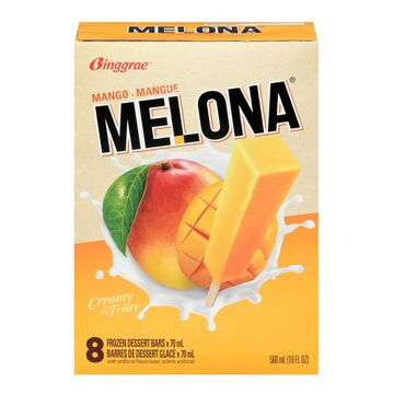 MELONA saldējuma batoniņš BINGGRAE ar mango garšu (8 gab. kastītē)