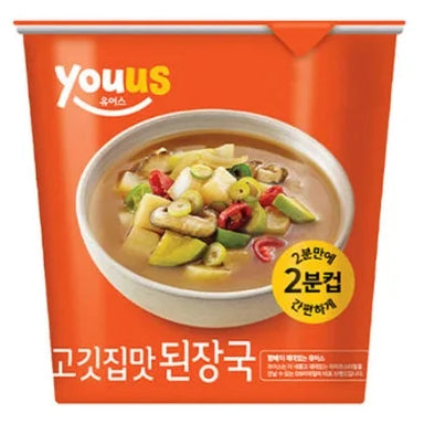 Youus Soybean Doenjang Cup Soup 11g/ Youus sojas pupiņu doenjang zupa trauciņā 11g
