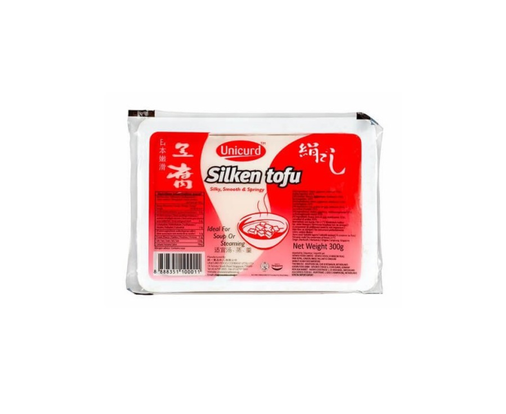 Unicurd Silken Tofu 300g/ Unicurd zīda tofu 300 g