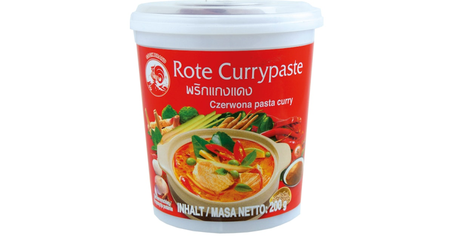 COCK Red Curry Paste 200g/ COCK sarkanā karija pasta 200g