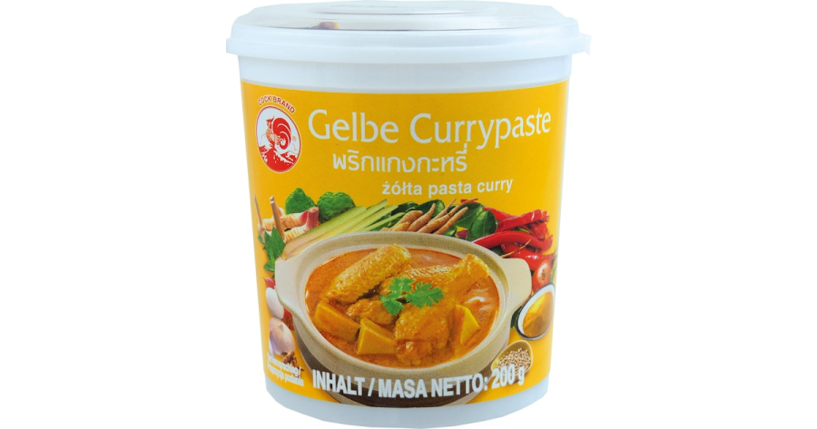 COCK Yellow Curry Paste 200g/ COCK dzeltenā karija pasta 200g