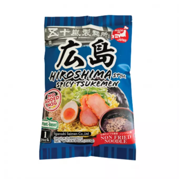 Hiroshima Spicy Dipping Noodles 100g/ Hirošimas pikantās mērcējamās nūdeles 100g