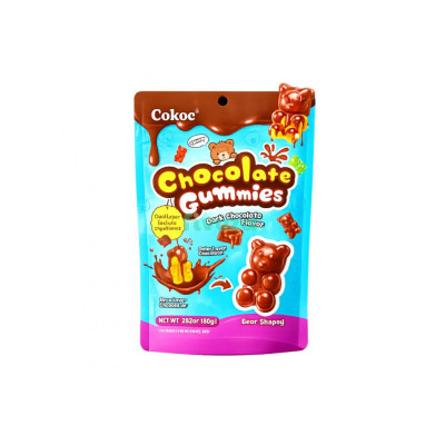 Cokoc Dark Chocolate Gummies 80g/ Cokoc Tumšās Šokolādes Želejkonfektes 80g