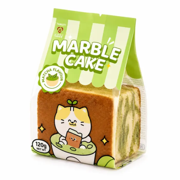 Tokimeki Marble Cake Matcha Flavour 120g/ Tokimeki Marble Kūka Matčas garša 120g Tokimeki